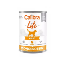 Calibra Dog Life Adult Turkey with Apples 400 g kutyaeledel