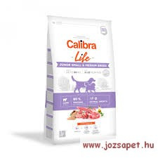 Calibra Dog Life Junior Small&Medium Breed Lamb 12kg kutyaeledel