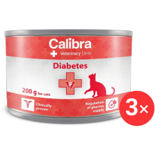 Calibra VD Cat konzerv Diabetes 3 × 200 g macskaeledel