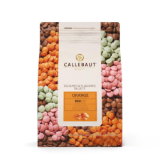 Callebaut Belga csokoládé pasztilla, narancs, narancs íz, 2,5kg sütés és főzés