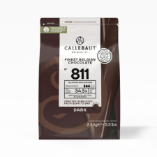 Callebaut Belga étcsokoládé, 54,5%, 2,5kg sütés és főzés