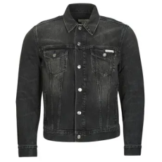 Calvin Klein Jeans Farmerkabátok KLEIN BLACK CLASSIC TRUCKER Fekete EU L