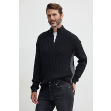 Calvin Klein Jeans férfi pulóver J30J326199 S INTL Fekete férfi pulóver, kardigán