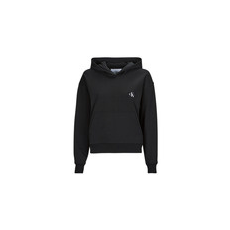 Calvin Klein Jeans Pulóverek WOVEN LABEL HOODIE Fekete EU S