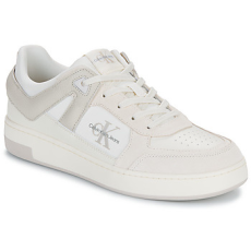 Calvin Klein Jeans Rövid szárú edzőcipők BASKET CUP LOW LACEUP LTH ML MTR Fehér 45