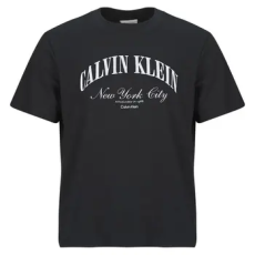 Calvin Klein Jeans Rövid ujjú pólók 20S MARCH GRAPHIC SEASONAL FASHI Fekete EU L