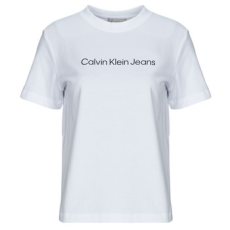 Calvin Klein Jeans Rövid ujjú pólók A- INST. LOGO CLASSIC TEE SS Fehér EU S