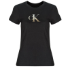 Calvin Klein Jeans Rövid ujjú pólók GRADIENT CK SLIM TEE Fekete EU XL