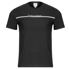 Calvin Klein Jeans Rövid ujjú pólók SPLIT LINE LOGO T-SHIRT Fekete EU L