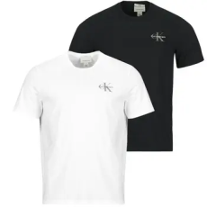 Calvin Klein Jeans Rövid ujjú pólók SS 30S CLASSIC MICRO MONOLOGO TE X2 Sokszínű EU M