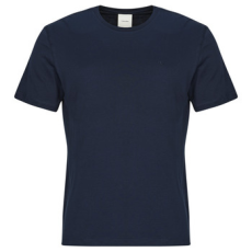 Calvin Klein Jeans Rövid ujjú pólók SS SUPIMA CHEST EMB CREWNECK TEE Tengerész EU M