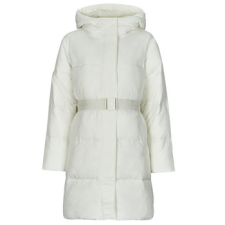 Calvin Klein Jeans Steppelt kabátok LOGO BELT LONG PUFFER Fehér EU M női dzseki, kabát