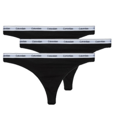 Calvin Klein Jeans Stringek THONG 3PK X3 Fekete EU M női alsó