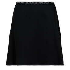 Calvin Klein Jeans Szoknyák LOGO ELASTIC SKIRT Fekete EU S