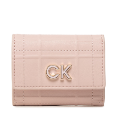 Calvin Klein Kis női pénztárca CALVIN KLEIN - Re-Lock Triflod Xxs Quilt K60K609701 TER