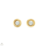 Calvin Klein Twisted Bezel Solitaire női fülbevaló - CKJ35000772