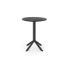 CALVO asztal, kerek, szín: fekete