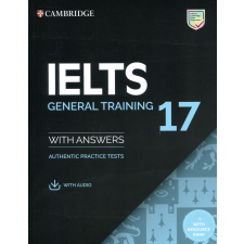 CAMB IELTS 17 GENERAL SB+KEY+AUDIO nyelvkönyv, szótár