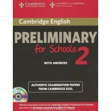 CAMB PET FOR SCHOOLS 2 SB+KEY+CD nyelvkönyv, szótár