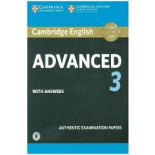  Cambridge English Advanced 3 - Student's Book with answers and downloadable audio idegen nyelvű könyv