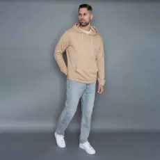  Camel Kapucnis Pulóver - Méret: S