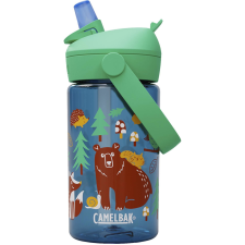 Camelbak Thrive Flip Straw Kids 0,4 l, Friendly Forest kulacs, kulacstartó