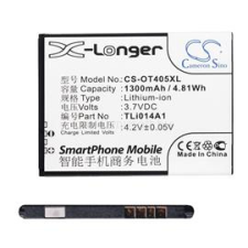 Cameron Sino akku 1300mAh LI-ION (CAB60B0000C1/TLI014A1/TLI014A2 kompatibilis) (CS-OT405XL) mobiltelefon akkumulátor