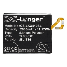 Cameron Sino akku 2900 mAh LI-Polymer (belső akku, beépítése szakértelmet igényel, BL-T36 kompatibilis) mobiltelefon akkumulátor