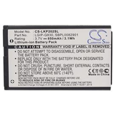 Cameron Sino akku 850mAh LI-ION (LGIP-G830 kompatibilis) (CS-LKP202SL) mobiltelefon akkumulátor
