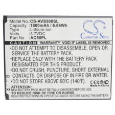 Cameron Sino Archos 50 utángyártott akkumulátor 1800mAh 3.7V mobiltelefon kellék