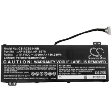 Cameron Sino KT.00407.007 akkumulátor 3700 mAh egyéb notebook akkumulátor