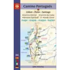  Camino Portugues Maps – John Brierley idegen nyelvű könyv