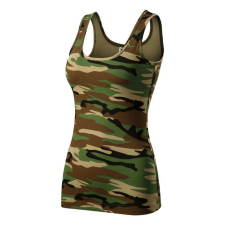 Camo Triumph atléta női barna terepszín L női trikó
