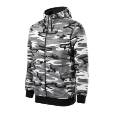  Camo Zipper felső férfi szürke terepszín 3XL