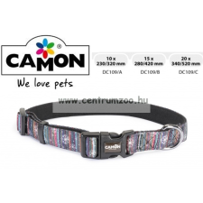  Camon Cubic Multicolor 20Mm 34-52Cm Széles Textil Nyakörv (Dc109/C) nyakörv, póráz, hám kutyáknak