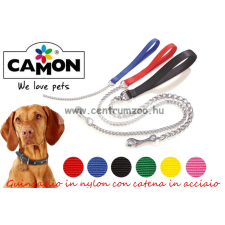  Camon Eash With Steel Chain Láncos Póráz 80Cm 2Mm (F160/01) Piros nyakörv, póráz, hám kutyáknak