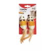  Camon Egérkék tollas farkincával Sisal 7 cm 2 db-os csomag (Ag013/B)