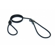  Camon Nylon Fojtós Kötélpóráz Stop Gyűrűvel 11×1750 mm – Fekete nyakörv, póráz, hám kutyáknak
