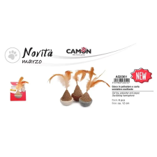 Camon S.p.A. AG0361 Zörgős, poliészter-karton játék cicáknak 12 cm játék macskáknak