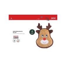 Camon S.p.A. Camon Sípoló Karácsonyi rénszarvasfej kutyáknak - 24cm játék kutyáknak