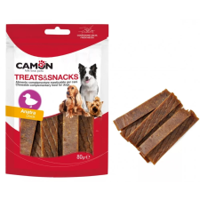  Camon snack ízletes kacsa csíkok 80 g jutalomfalat kutyáknak