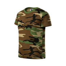 Camouflage póló gyerek barna terepszín 158 cm/12 éves gyerek póló
