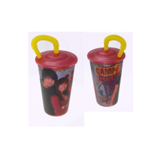 Camp Rock műanyag sportkulacs kulacs, kulacstartó