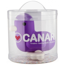 Canar márkás design kacsa formájú persely (lila) persely