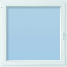 CANDO Műanyag ablak bukó-nyíló bal 6-kamrás fehér 88 cm x 118 cm építőanyag