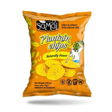 Candycrush Samai plantain főzőbanán chips natúr édes 75 g reform élelmiszer