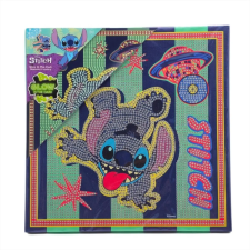 Canenco Canenco Sötétben világító gyémántfestmény vásznon - Stitch kreatív és készségfejlesztő