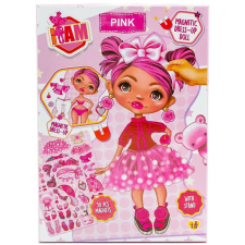 Canenco IAM mágneses öltöztethető baba pink kreatív és készségfejlesztő