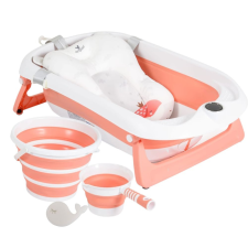 Cangaroo Balena Összecsukható Babakád szett - Koral babafürdőkád