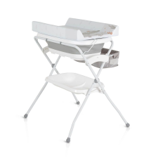 Cangaroo Como összecsukható kád állvánnyal és pelenkázóval szürke MBN-112232 babafürdőkád